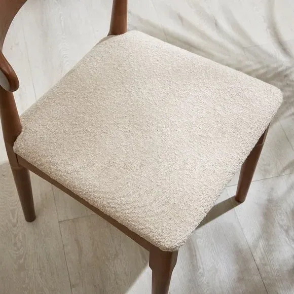 Dining Chair with Upholstered Seat - Warm Sand