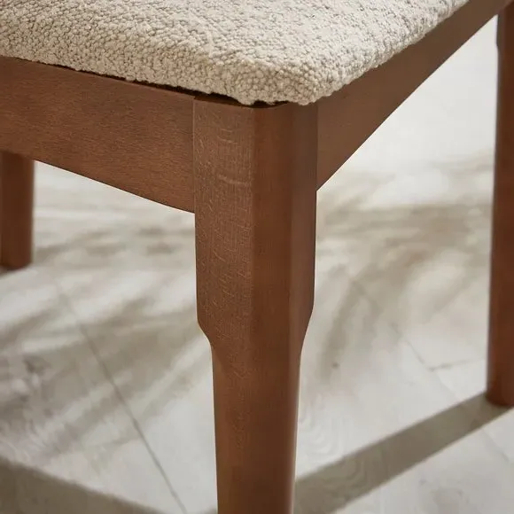 Dining Chair with Upholstered Seat - Warm Sand