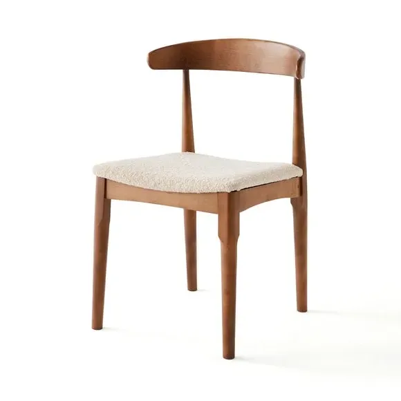 Dining Chair with Upholstered Seat - Warm Sand