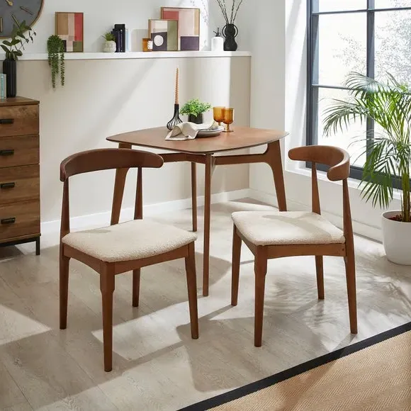 Dining Chair with Upholstered Seat - Warm Sand image