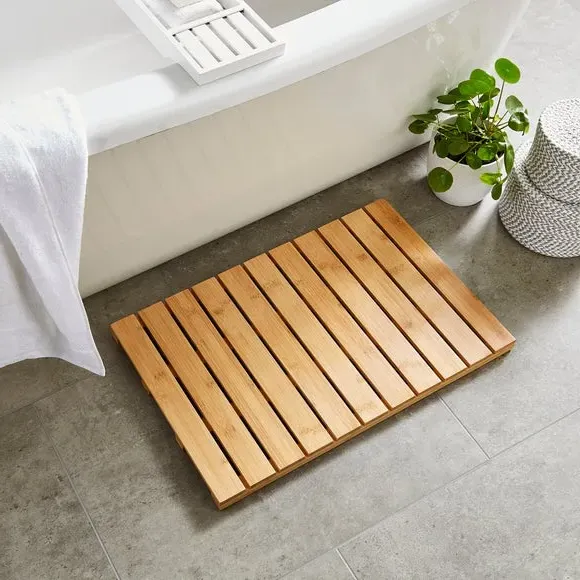 Duck Board with Anti-Slip Pads - Natural, Bamboo