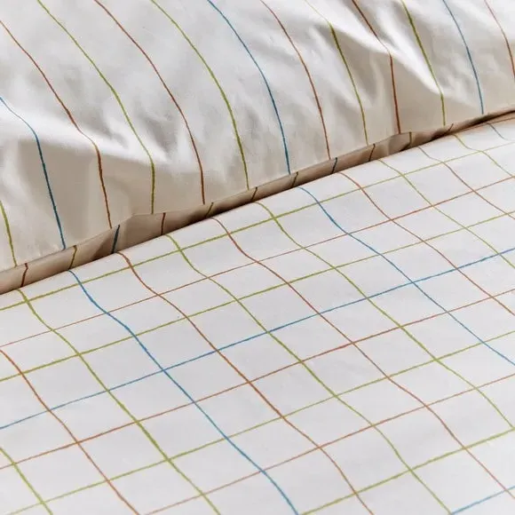 Duvet Cover Set Reversible - Natural, Cotton