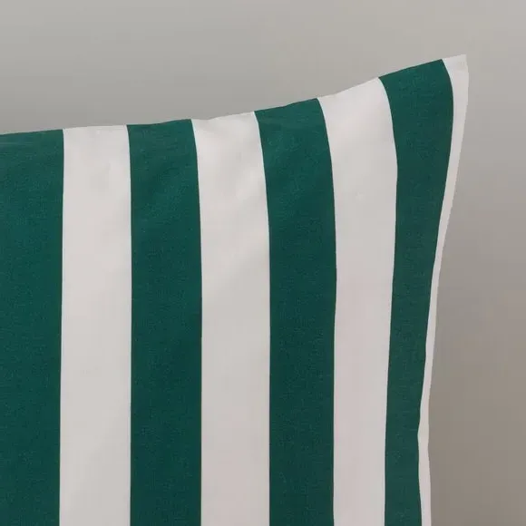 Duvet Cover Set with Pillowcase - Green, Cotton