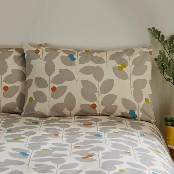 Duvet Cover Set with Pillowcase - Natural, Cotton