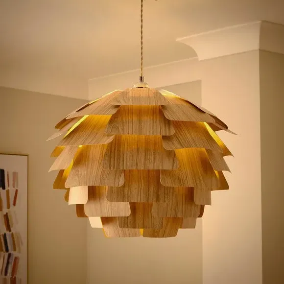 Easy Fit Pendant Shade - Brown, Plastic