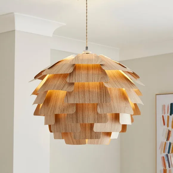 Easy Fit Pendant Shade - Brown, Plastic image