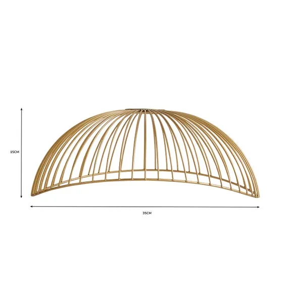 Easy Fit Pendant Shade - Gold
