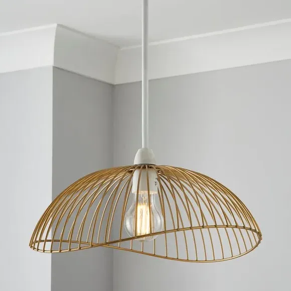 Easy Fit Pendant Shade - Gold