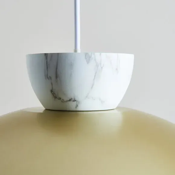 Easy Fit Pendant Shade - Marble, Metal
