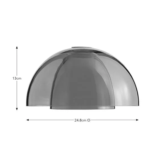 Easy Fit Pendant Shade - Pink, Glass