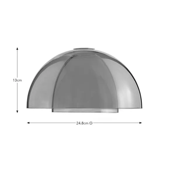 Easy Fit Pendant Shade - Tangerine, Glass