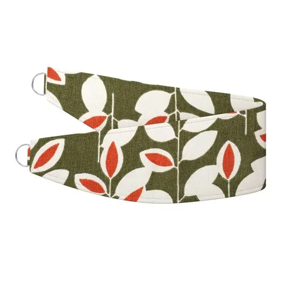 Floral Curtain Tieback - Olive