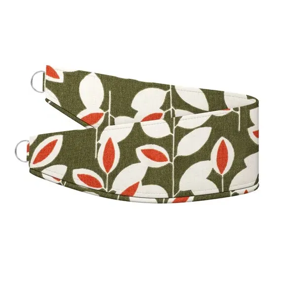 Floral Curtain Tieback - Olive