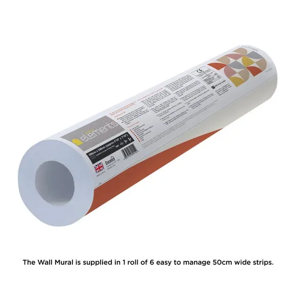 Geometric Wall Mural - Multicolor