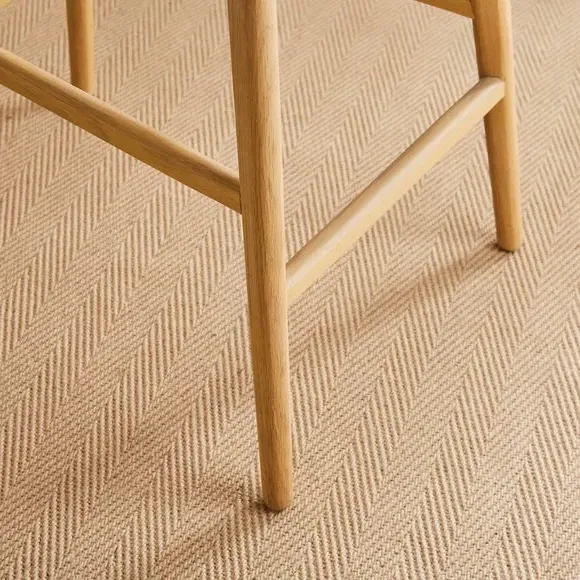 High-Back Bar Stool - Natural, Solid Oak