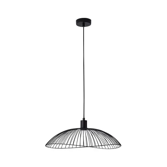 Jaula Pendant Light with Adjustable Drop - Black