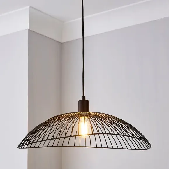 Jaula Pendant Light with Adjustable Drop - Black image