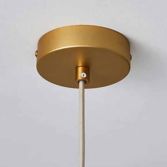 Jaula Pendant Light with Adjustable Drop - Gold