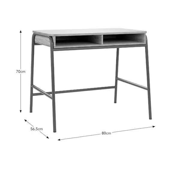 Kids Desk with Storage - Red, Laminated