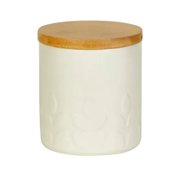 Kitchen Canister with Lid - Cream, Stoneware image