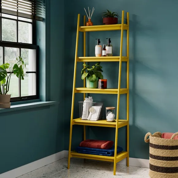Ladder Shelf with Open Design - Ochre image