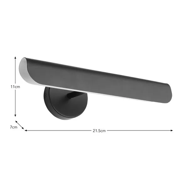 LED Picture Light with Remote - Black