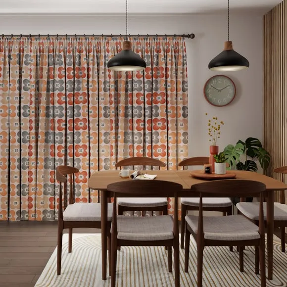 Made to Measure Curtains Daisy - Pacific, Cotton