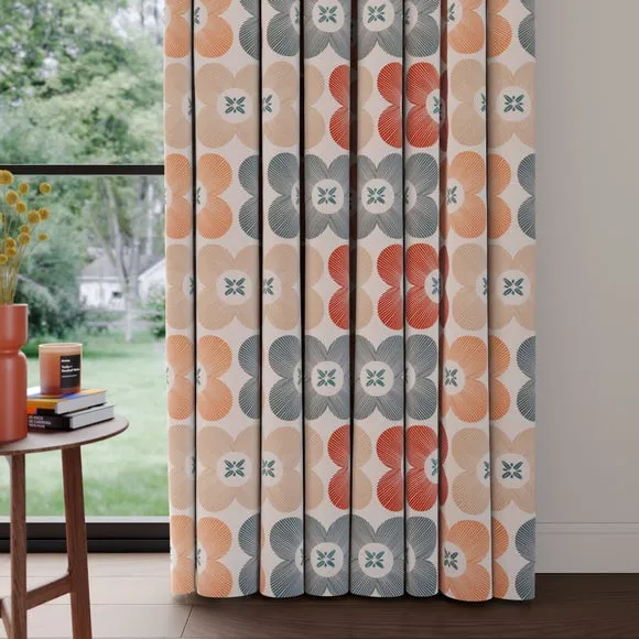 Made to Measure Curtains Daisy - Pacific, Cotton