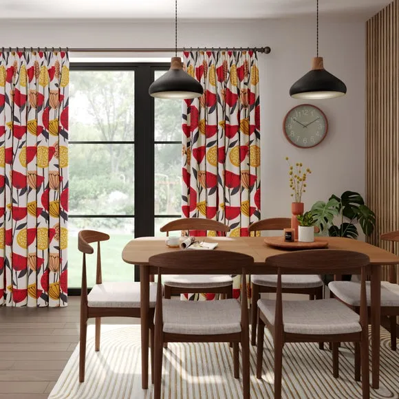 Made to Measure Curtains - Rose, Cotton Linen