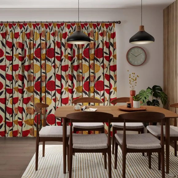 Made to Measure Curtains - Rose, Cotton Linen