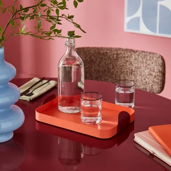 Metal Tray - Orange, Powder-Coated image