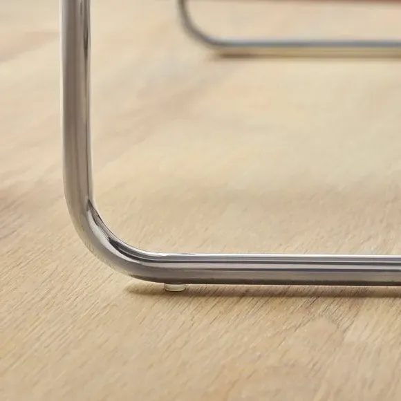 Nest Coffee Tables Set - Chrome, Glass