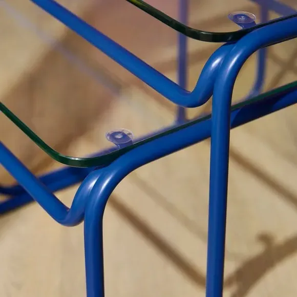 Nest of Side Tables - Classic Blue, Metal