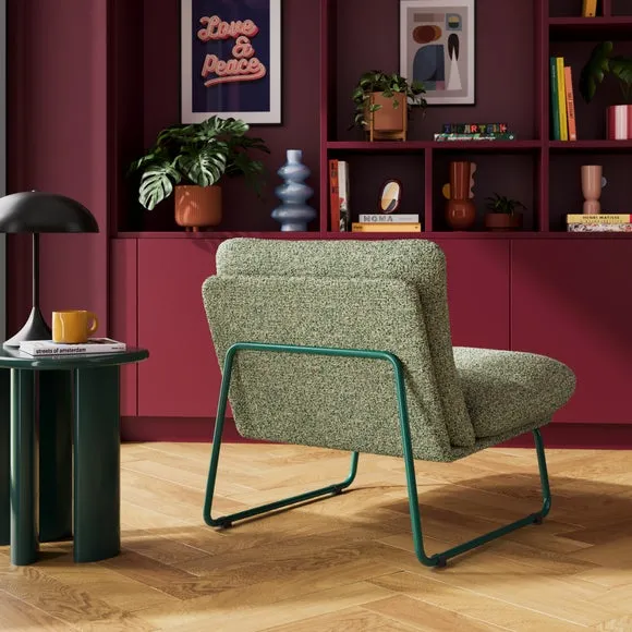 Occasional Armchair - Emerald, Boucle
