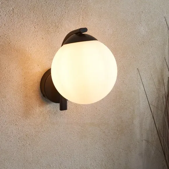 Outdoor Wall Light IP44 Rated - Black, Metal image
