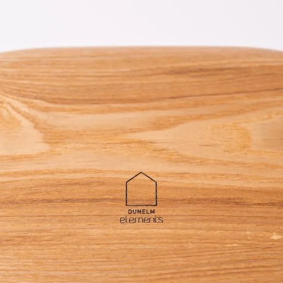 Oval Serving Tray with Print - Blue, Plywood