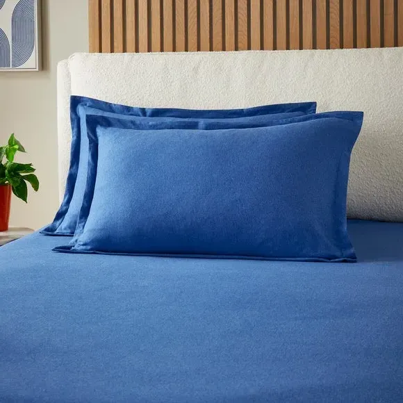 Oxford Pillowcase - Blue, Cotton Jersey image