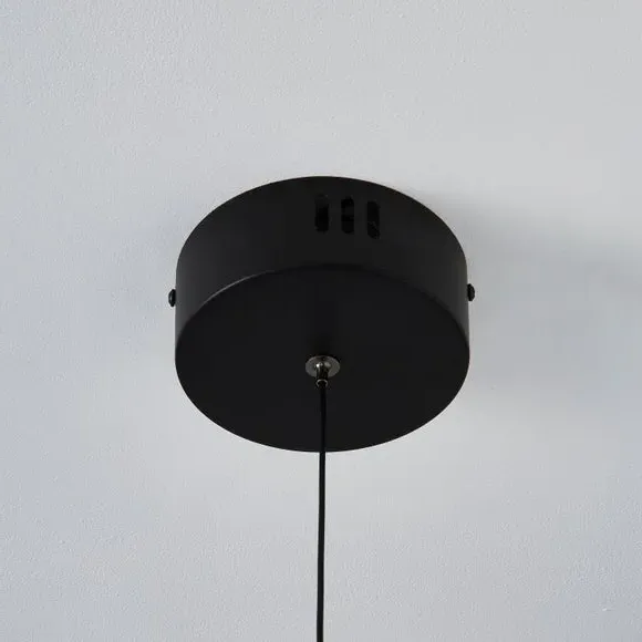 Pebble Pendant Light with LED - Clear, Glass