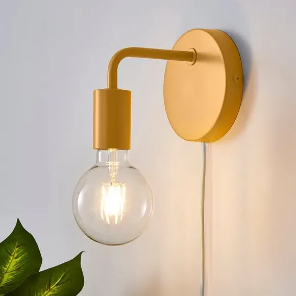 Plug-In Wall Light with Cable - Amber image