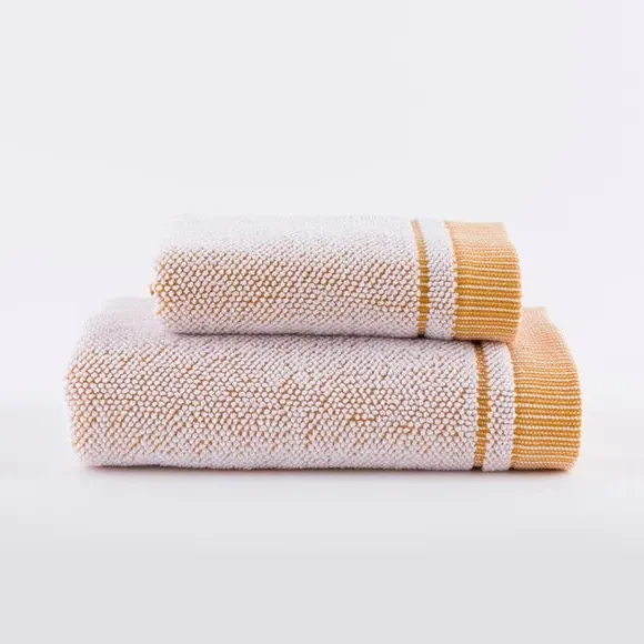 Popcorn Textured Towel - Amber, Cotton