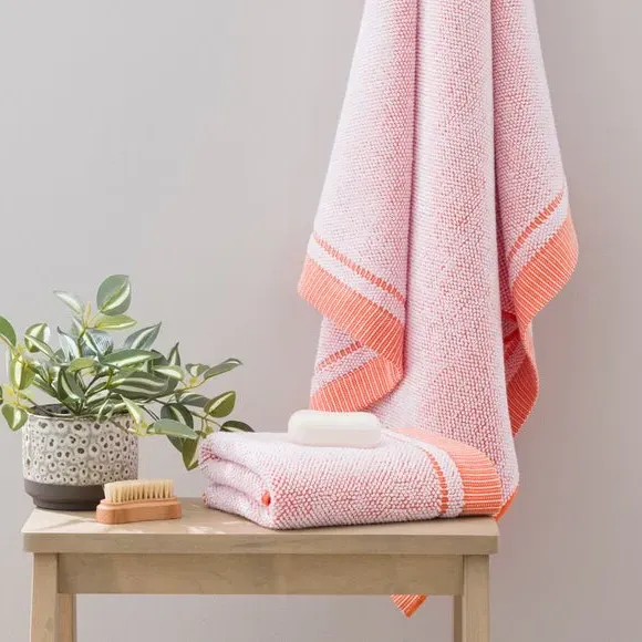 Popcorn Textured Towel - Burnt Orange, Cotton