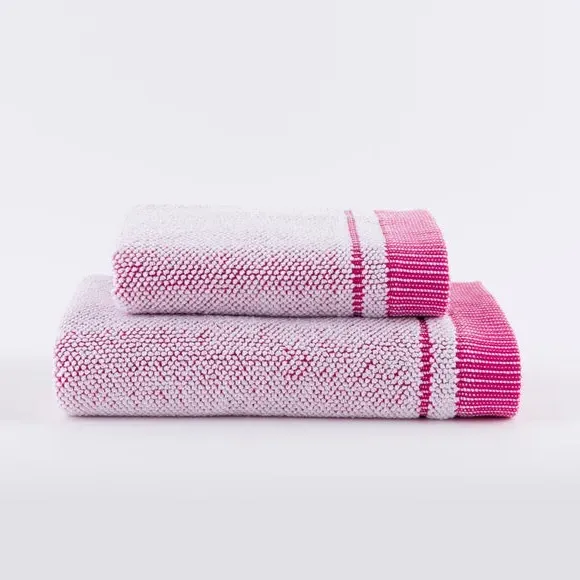 Popcorn Textured Towel - Magenta, Cotton