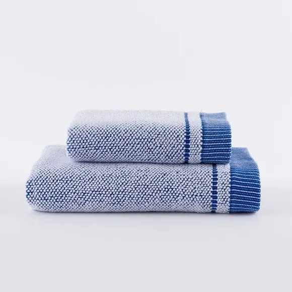 Popcorn Textured Towel - Royal Blue, Cotton