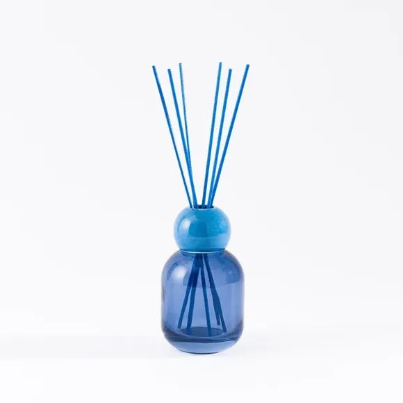 Reed Diffuser with Ceramic Collar - Blue