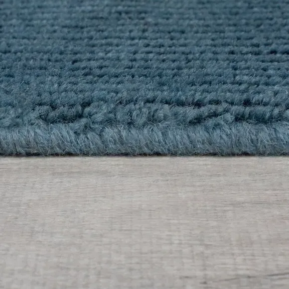 Runner Rug Textured - Navy, Wool
