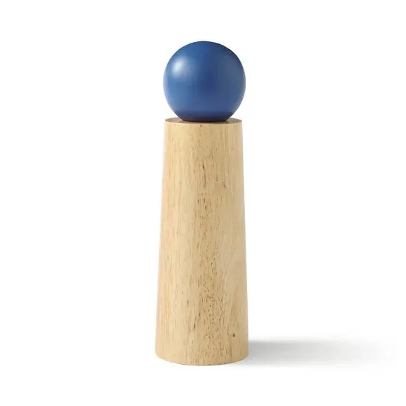 Salt and Pepper Mill - Blue, Solid Wood