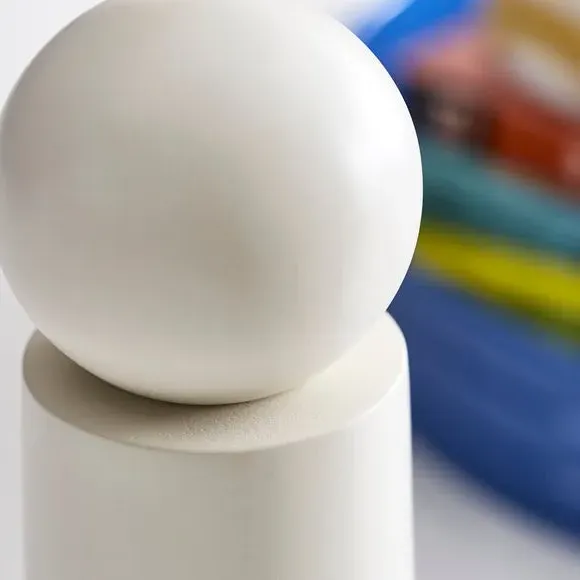 Salt and Pepper Mill - White, Solid Wood
