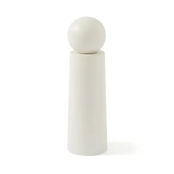 Salt and Pepper Mill - White, Solid Wood