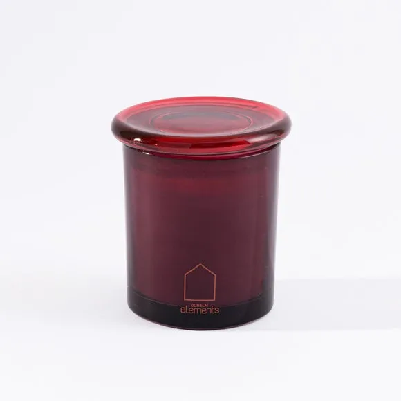 Scented Candle with 32hr Burn - Red, Glass