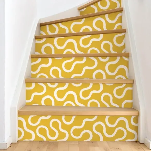 Self-Adhesive Wallpaper Peel & Stick - Yellow